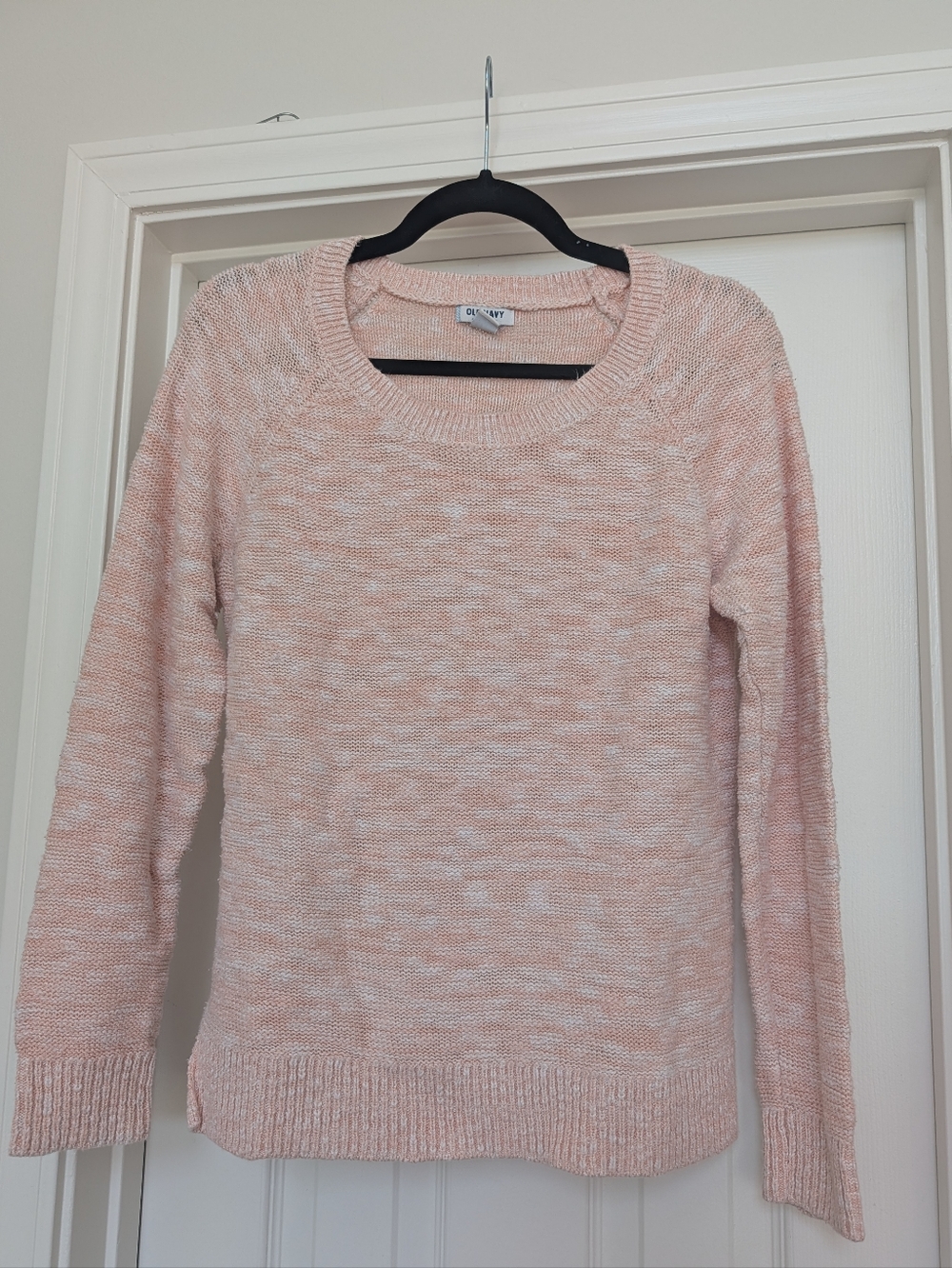 Old Navy Women's Blush Marled Crewneck Sweater